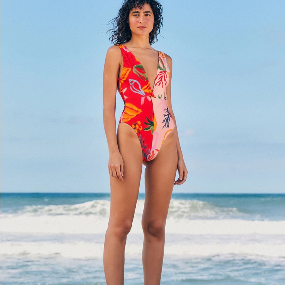 New With Tags Farm Rio Swimsuit - XL